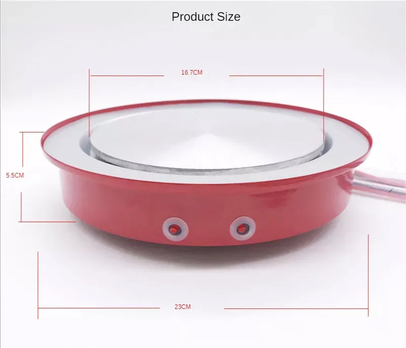 12V Mini Portable Battery & Solar Connectable Electric Hot Plate Cooking Stove