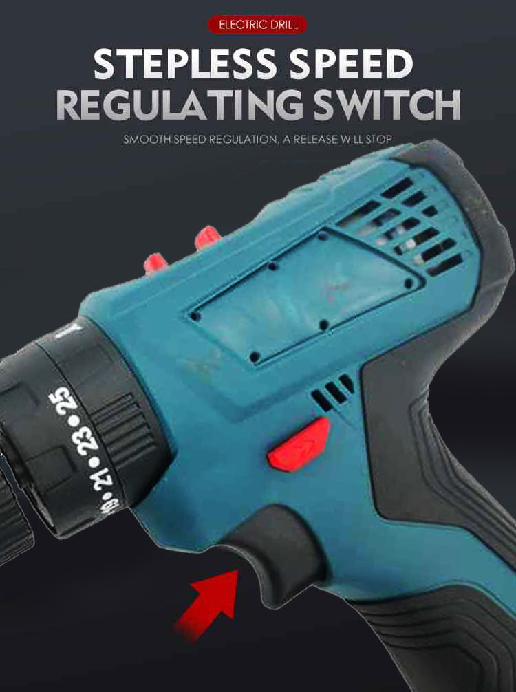 12V Professional Multifunctional Screwing Cordless Drill Kit