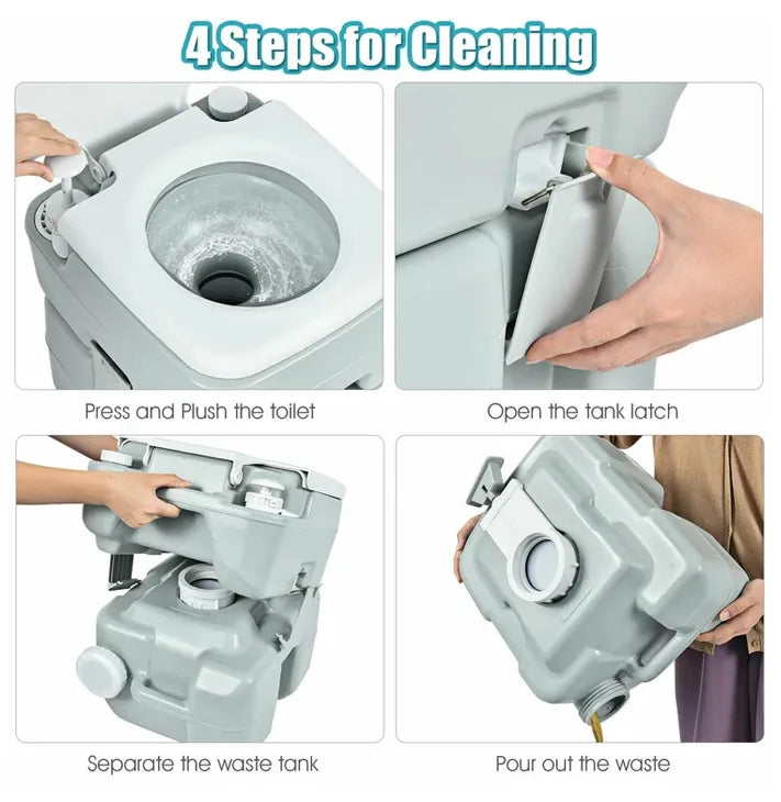 Outdoor Portable Toilet for Children and Adults for Tours, Vacations and Outings