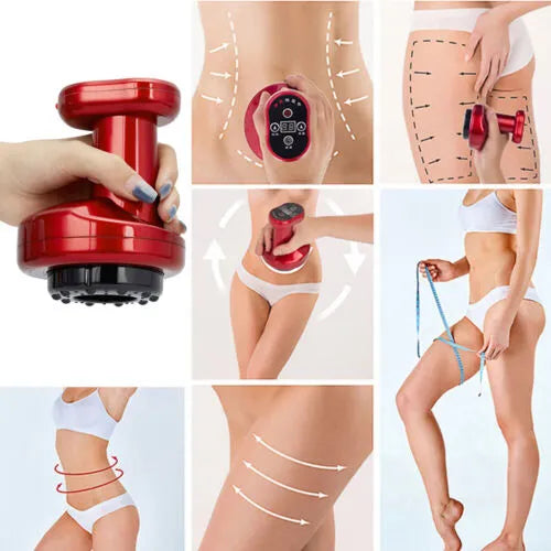 Portable Gua Sha Suction Cupping Scraping Massager with Heating - Rechargeable (Assorted Colors)