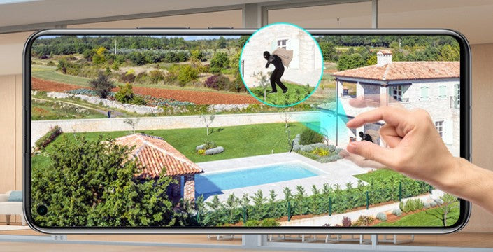 4G Solar 2MP PTZ Outdoor Camera with Full Color Night Vision, Motion Detection Alarm & Light & 2-Way Audio