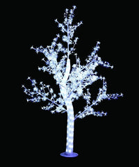 Sparkling LED Crystal Multicolor Cherry Blossom Tree Light - Water resistant Decorative Tree with Multi Color Modes