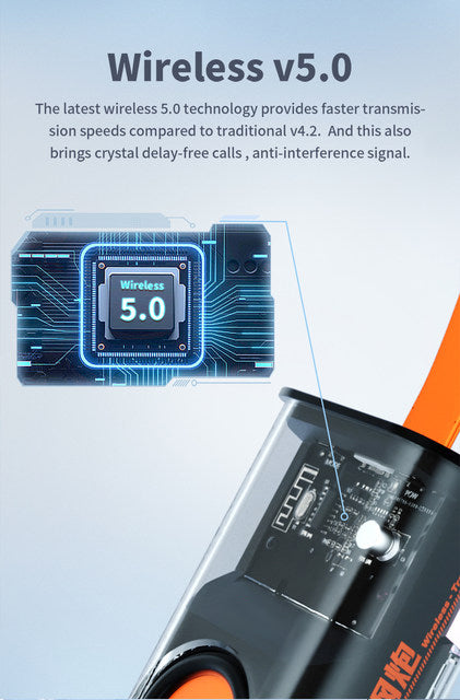 Transparent Mini Wireless Bluetooth Speaker with High Quality Sound and RGB Light