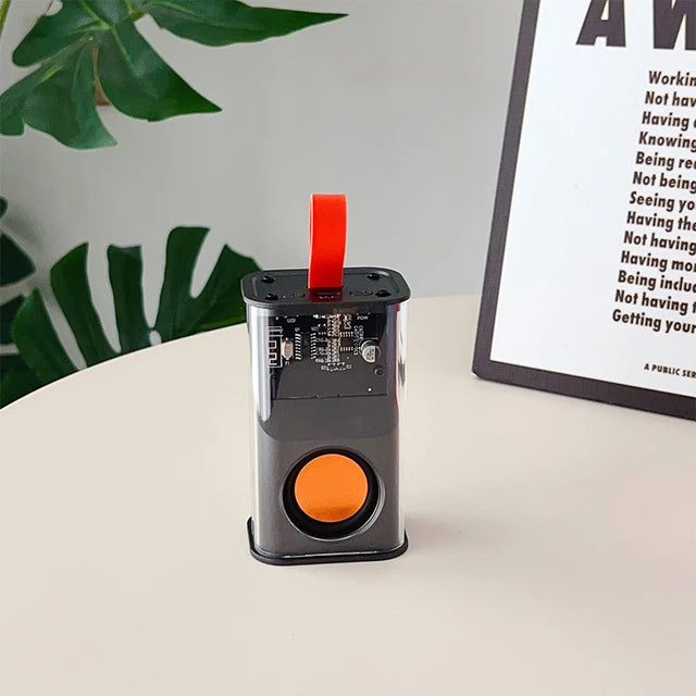 Transparent Mini Wireless Bluetooth Speaker with High Quality Sound and RGB Light