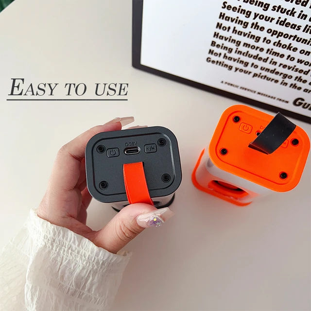 Transparent Mini Wireless Bluetooth Speaker with High Quality Sound and RGB Light
