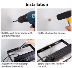 300W Solar LED Flood Light with RC, Intelligent Light Sensor, IP67 Waterproof Design, Separate Solar Panel, Auto Day Charging & Night Lighting, 3H/5H/8H Timer & Dual Brightness Modes