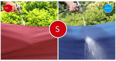 Patio Garden Cantilever Solar LED Umbrella - Waterproof, UV Resistant, 360° Rotation