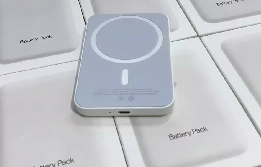 بطارية شحن محمولة لاسلكية مغناطيسية بسعة 10,000 مللي أمبير/ساعة مع شحن سريع لأجهزة iPhone