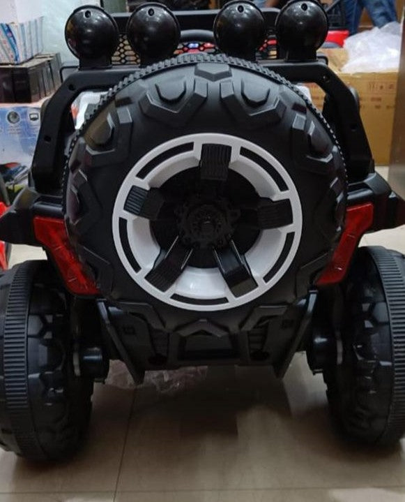 Ride On Electric Jeep Toy Car for Kids with Remote Control and LED Lights & Music System - Battery Operated