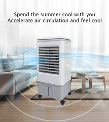 30L Evaporative Air Cooler with Three-Speed Control & Moving Wheels - 115W
