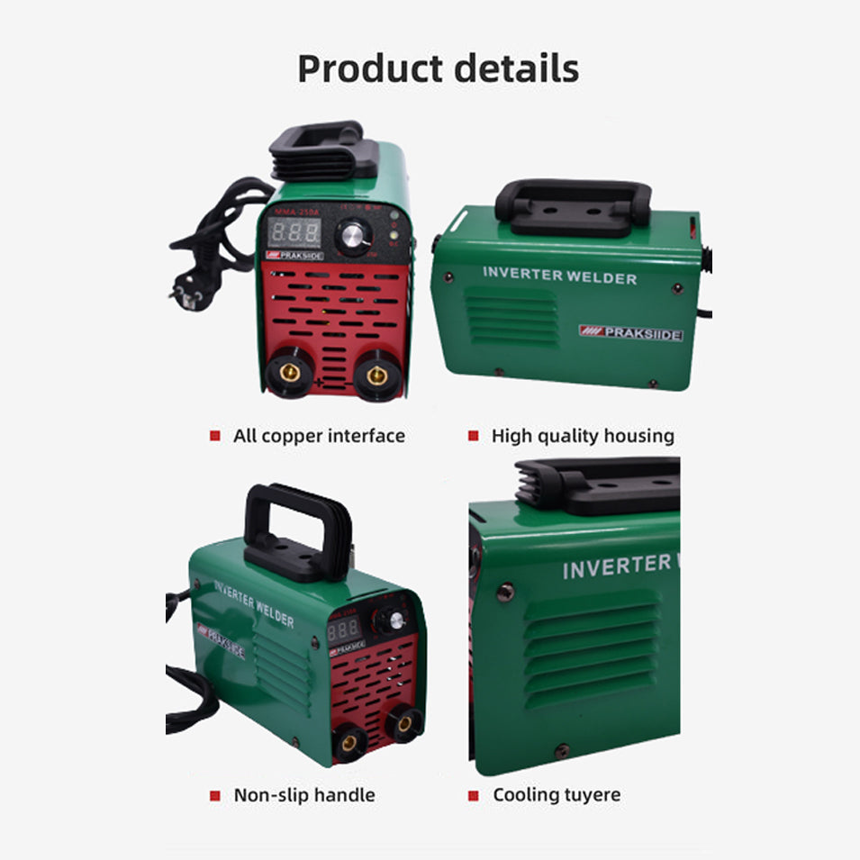 Advanced 250A 6.1KVA IP21S Inverter Welding Machine - Compact Design