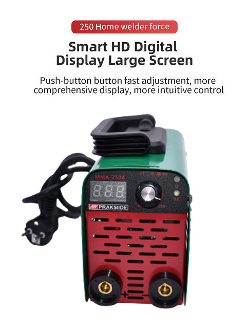 Advanced 250A 6.1KVA IP21S Inverter Welding Machine - Compact Design