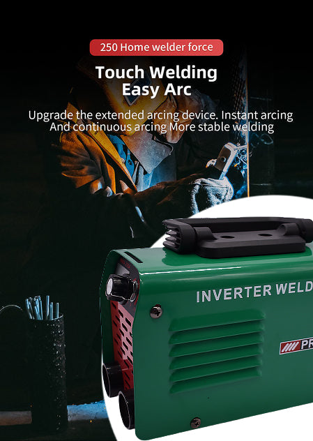 Advanced 250A 6.1KVA IP21S Inverter Welding Machine - Compact Design