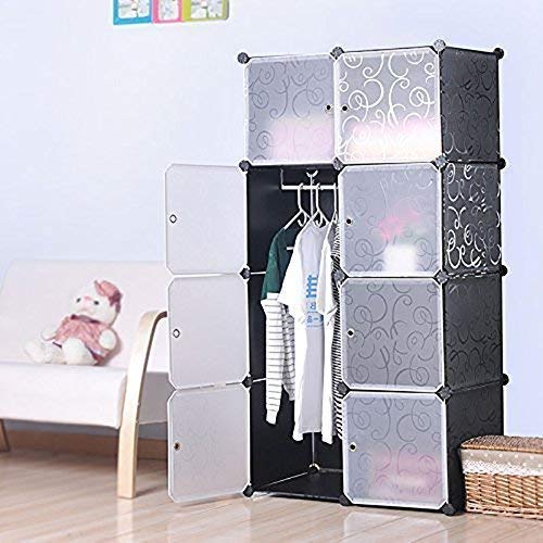 8 Cube Multipurpose Waterproof Wardrobe Metallic Wire Storage Organiser