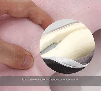 U-Shaped Portable Multifunctional Electric Neck Massage Travel Pillow for Relaxation - Cordless & Re