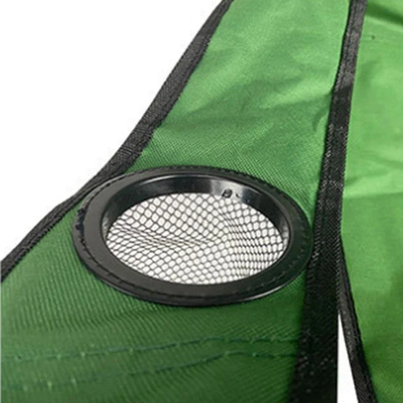 Portable Foldable Camping Chair with Water Bottle Slot & Padded Seat