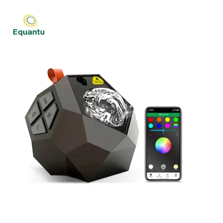 Portable Galaxy Projection Lamp Quran Bluetooth Speaker with Multicolor Lighting & Remote