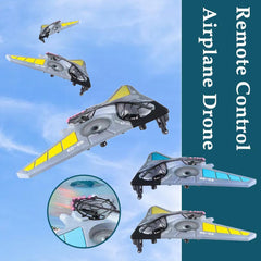 360° Rotating Stunt Fighter Airplane Drone with Auto Return & Remote Control