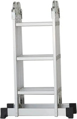 Multipurpose Foldable Aluminium Ladder for Home & Outdoor Use - 4m / 6m Height, 150 kg Capacity