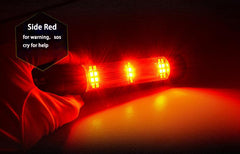 Multifunctional Tactical Solar Flashlight for Emergency with Water Resistant Design, Alloy Hammerhea
