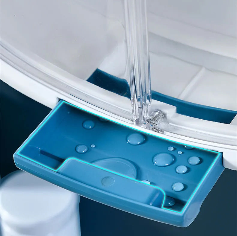 Wall Mounted Kitchen Storage Box with Transparent Design and Easy Installation