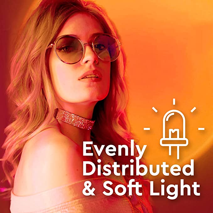 360° Rotatable LED Sunset Projection Lamp for Ambiance