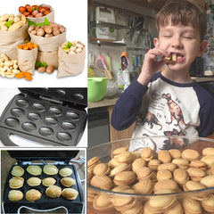 Sonifer 2-in-1 Cake and Nut Cake Maker with Interchangeable Plates