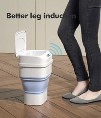 Smart Sensor Folding Trash Can with Induction Opening - 8L - Assorted Colors