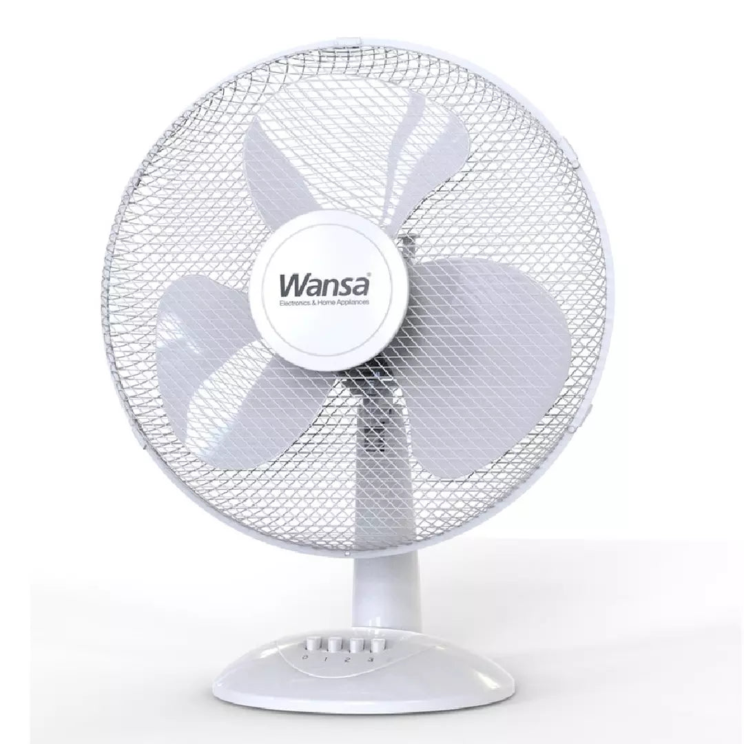 Wansa Desk Fan, 16inch, 45 Watt, TX-1601D - White