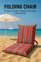 Folding Floor Chair with 6-Positions and Adjustable Back Support