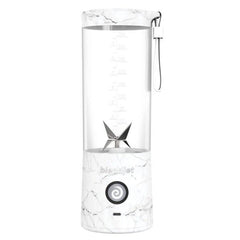 Blendjet V2 Portable Blender 16oz, Smoothie Maker, Fruit Blender, BPA-Free, 475ml, 200W, Sports Bottle, USB-C Rechargeable - White Marble
