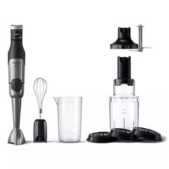 Philips Hand Blender with Chopper and Whisk, 1200W, HR2684/00 - Black 4.6reviews