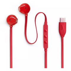 JBL Tune 305 USB-C Wired In-Ear Earphones, JBLT305CRED – Red