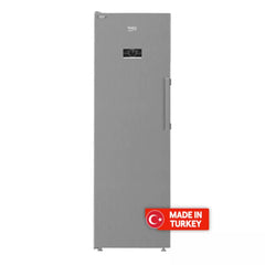 Beko Upright Freezer, 11 CFT, 286 Liters, RFNE360X - Titanium Inox
