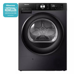 Hisense Heat Pump Dryer, 9kg Capacity,Wifi connectlife app, DH3S902BT - Grey