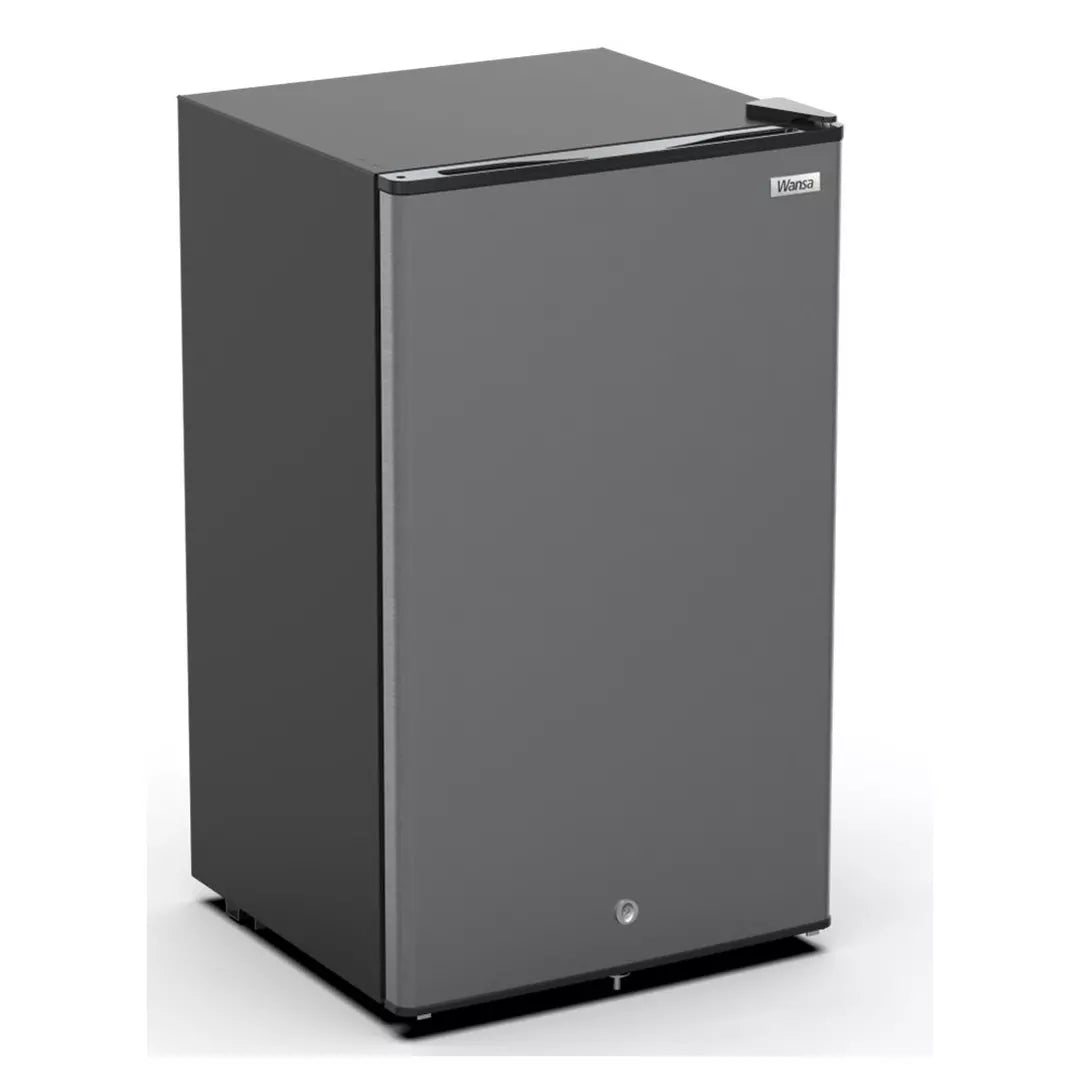 Wansa Single Door Refrigerator, 3.4 CFT, 95L, WRO95DF-X1SSM24C7 - Stainless Steel