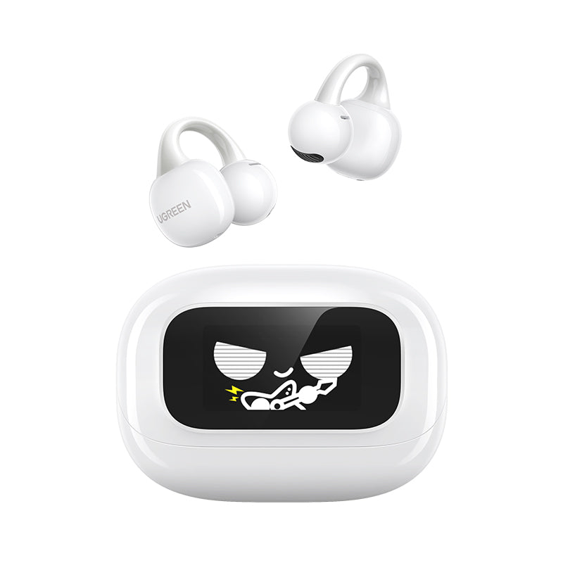 سماعات أذن لاسلكية حقيقية UGREEN HiTune S6 ClipBuds Magic بيضاء