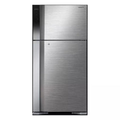 Hitachi Top Freezer Refrigerator, 450L, 17CFT, HRTN7489DFBSLKW - Brilliant Silver