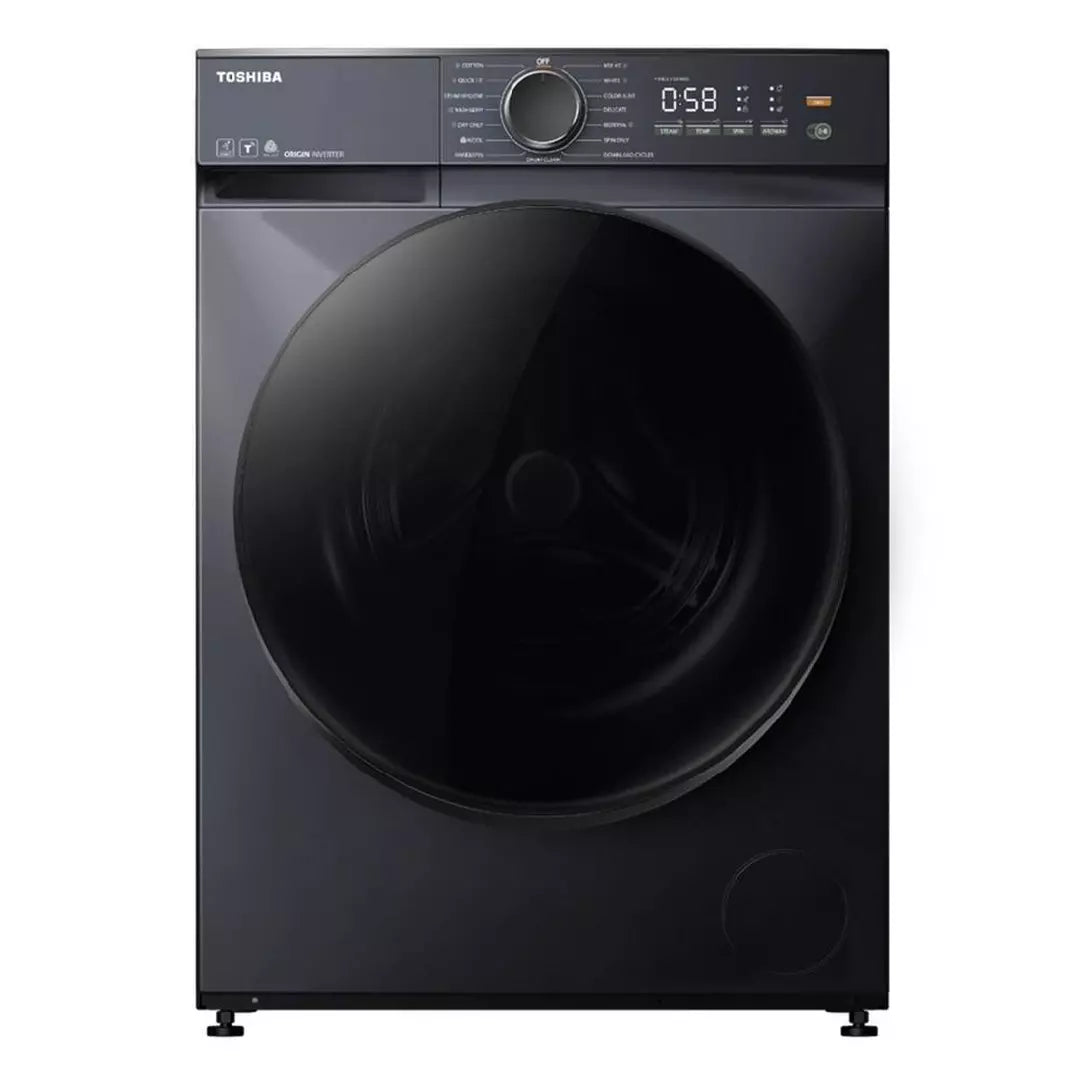 Toshiba Front Load Washer, 10KG,Wifi - TsmartLife app, TW-T21BU110UWB(MG) - Grey