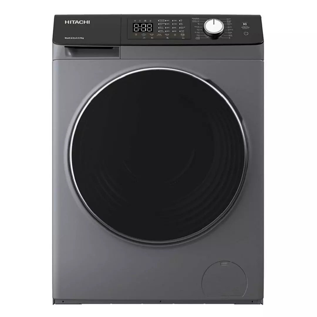 Hitachi Front Load Washer, 9KG, BD-904HVOS - Grey
