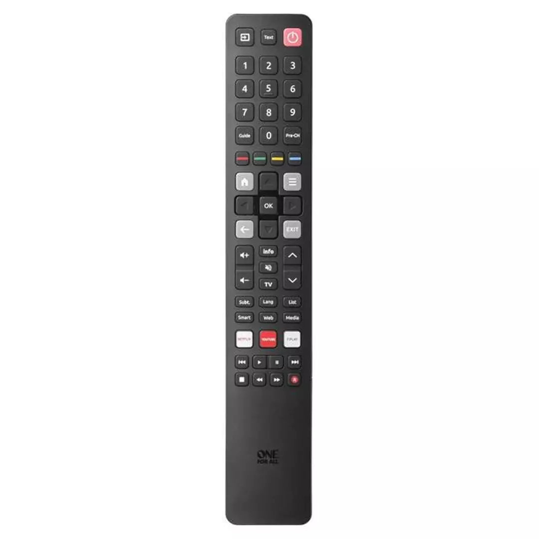 ONE FOR ALL TCL TV Remote, URC4922 - Black
