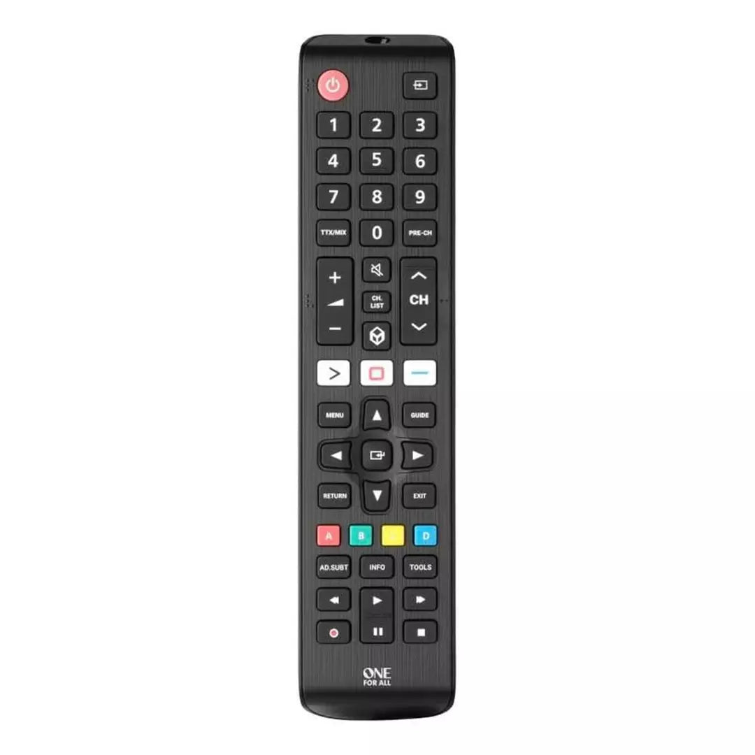 ONE FOR ALL Samsung TV Remote, URC4910 - Black
