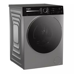 Whirlpool Front Load Washing Machine, 12kg Washing Capacity, 8kg Drying Capacity, WWD 128144D SBME – Silver