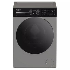 Whirlpool Front Load Washing Machine, 12kg Washing Capacity, 8kg Drying Capacity, WWD 128144D SBME – Silver