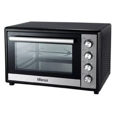 Wansa Electric Oven, 2700W, 100L, KR-L100RCL - Black & Silver