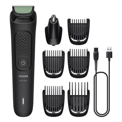 Philips 7-in-1 مجموعة العناية المتكاملة MG3920/15 | تشذيب اللحية والشعر والأنف | 60 دقيقة من الاستخدام اللاسلكي | شحن USB-A | أجزاء قابلة للغسل | حقيبة مرفقة