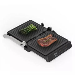 NutriCook Contact Grill, 2000W, CG240 - Black & Silver