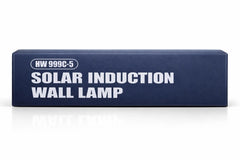30W Solar Induction LED Wall Lamp with Motion Sensor, 5 Lighting Modes, 600LM Brightness, 1800mAh Rechargeable Battery, 5 Decorative Bulbs & Waterproof Design