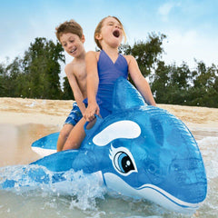 INTEX Lil Whale Ride On Inflatable Pool Float