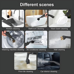 2500W Handheld Steam Cleaner, 1200ml Tank, 6 Adjustable Steam Levels for Multi-Surface Cleaning